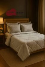 روتختی مخمل ساده لاولی اسلیپ رنگ طوسی روشن