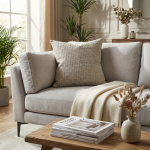 کوسن مخمل بافتی طرح مشبک کد708