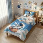 لحاف روتختی طرح فضانورد ماجراجو