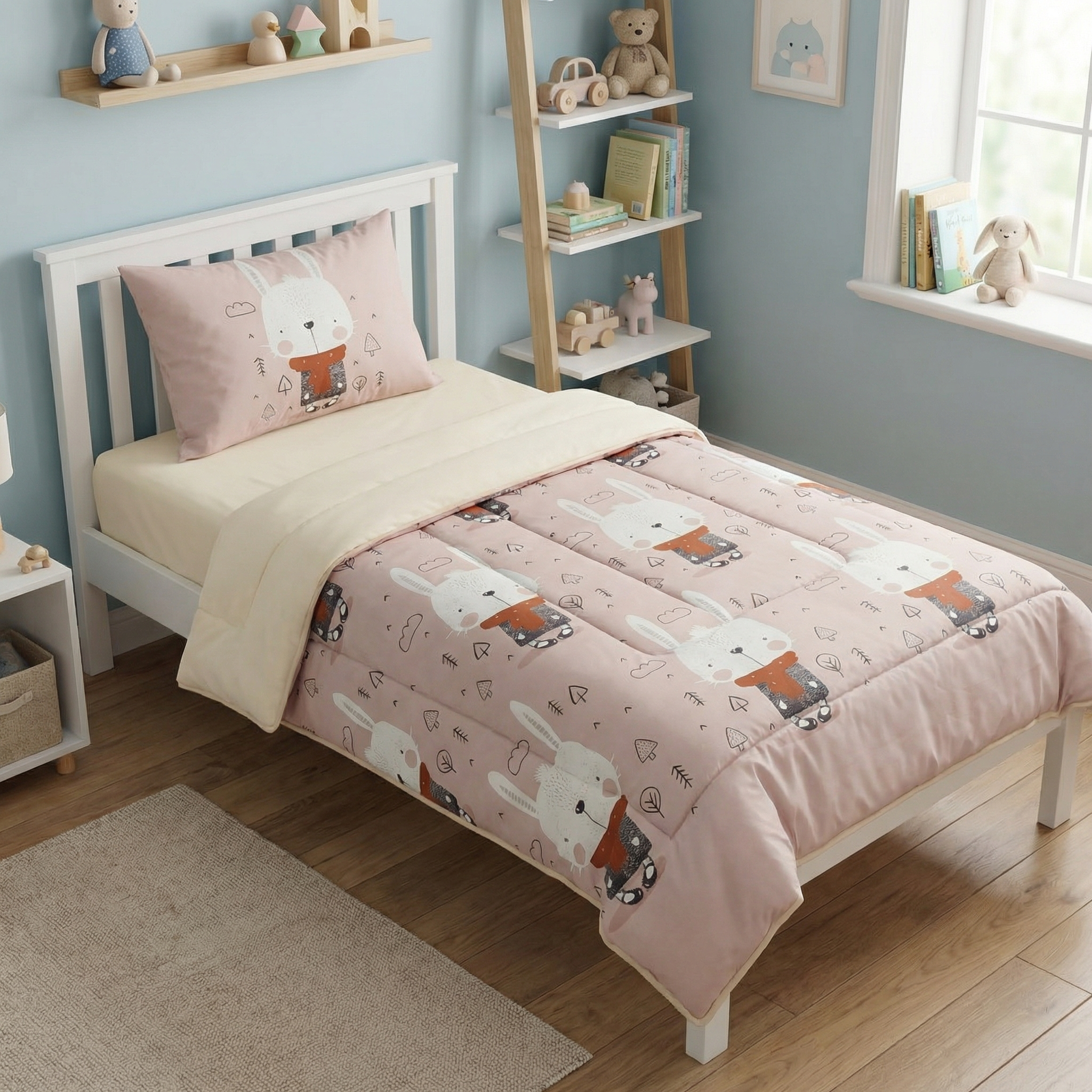 HooshaAI_2026_02_01_173918 لحاف روتختی خرگوش کوچولوی لاولی اسلیپ کد506 - Image 1