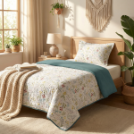 روتختی بندری طرح گلهای رنگی کد812 - Image 3